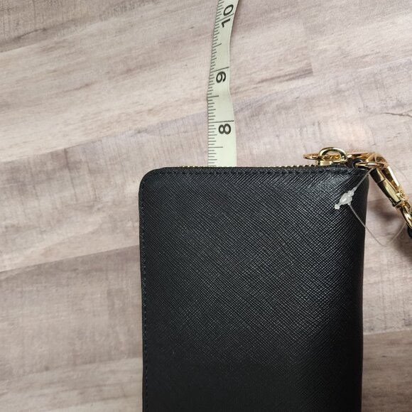 Michael Kors Jet Set Travel Large Pebbled Leather Wristlet NWT - Picture 3 of 9